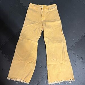 Yellow The Marine Straight Zara Pants